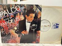 Front cover art and vinyl record partially in A&M inner sleeve