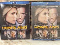 Front view of Homeland Blu-ray slipcover and sealed case