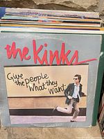 Front jacket of LP in stack