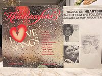 Front sleeve and rear insert of the Heartbreakers 3: Love Songs LP