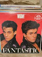 Front cover of Wham! Fantastic LP showing both band members