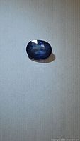 Loose royal blue sapphire front view