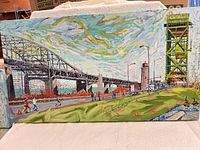 Full view of painting showing entire scene and composition