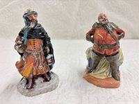 Front view both Royal Doulton figurines