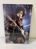 Front view of Jimi Hendrix lenticular poster in sleeve