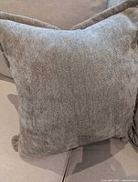 Close-up of pillow fabric and texture