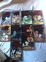 All ten Bone graphic novels laid out, showing cover art and quantity