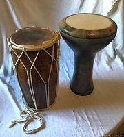 Front view of both drums side by side