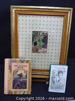 Books and framed print group shot