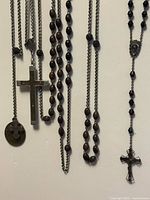 Full view of both rosaries hanging