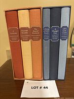 Two slipcased Folio Society sets with six Thomas Hardy books