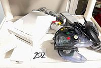 Nintendo Wii console with accessories overview