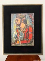 Framed Rouault print showing full artwork and frame