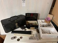 All items grouped on table