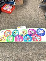 Full view of LeapFrog mat showing all numbered pads