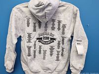 Back view showing Original Six Tournament 2016 graphic and tag