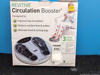 Front of sealed Revitive Circulation Booster box