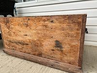 Full side view showing wood surface and wear