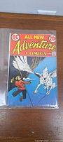 Front cover of DC Adventure Comics, 20¢ price, bagged