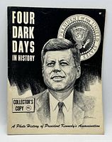 Front cover showing title, JFK portrait, collector’s copy designation