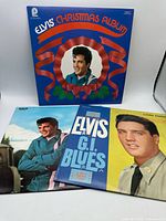 Front covers of all three Elvis LPs