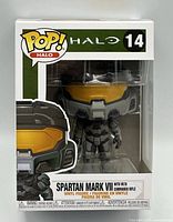 Front of boxed Funko Pop Spartan Mark VII #14
