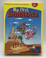 Front of sealed My First Bohnanza card game box
