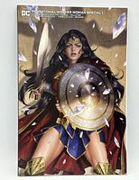 Front cover artwork showing title, publisher logo, Wonder Woman illustration