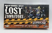 Front of sealed Zombicide Lost Zombivors Set 7 box