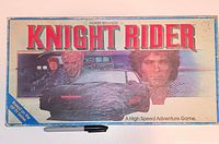 Box lid showing Knight Rider artwork and branding