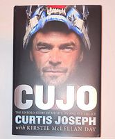 Front cover of signed Curtis Joseph autobiography