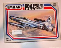 Box front of EMHAR F-94C Starfire (Early) 1:72 sealed model kit