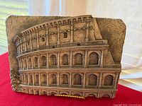 Raised Colosseum relief plaque
