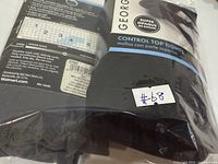 Angled packaged view with lot sticker