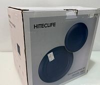 Box showing brand HITECLIFE and image of two blue plates