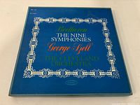 Closed box front showing title and label