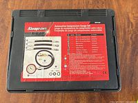closed black plastic case with red Snap-on EEPV500 label