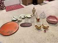 all items grouped on carpet