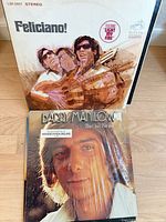 Jose Feliciano and Barry Manilow album covers