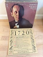 Stack showing Horowitz Schumann Kreisleriana and Greatest Hits of 1720 sleeves