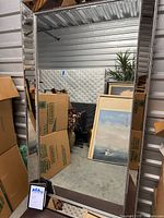 Full view of floor mirror front