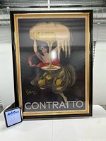 Full view of framed poster showing artwork and frame