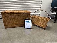 Chest and basket side by side to show full lot