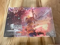 Front view of sealed Final Fantasy Journey of Discovery booster box