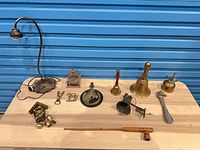 All items laid out on table