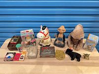 Group shot of all items on tabletop