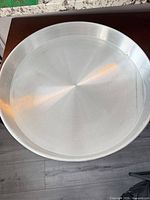 Top view showing full circular pan interior