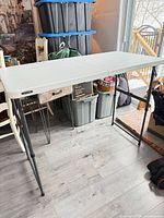 Lifetime folding table fully assembled