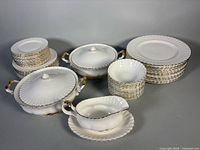 full set arranged showing all pieces