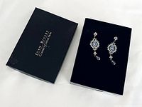 earrings in open Joan Rivers Classics Collection box